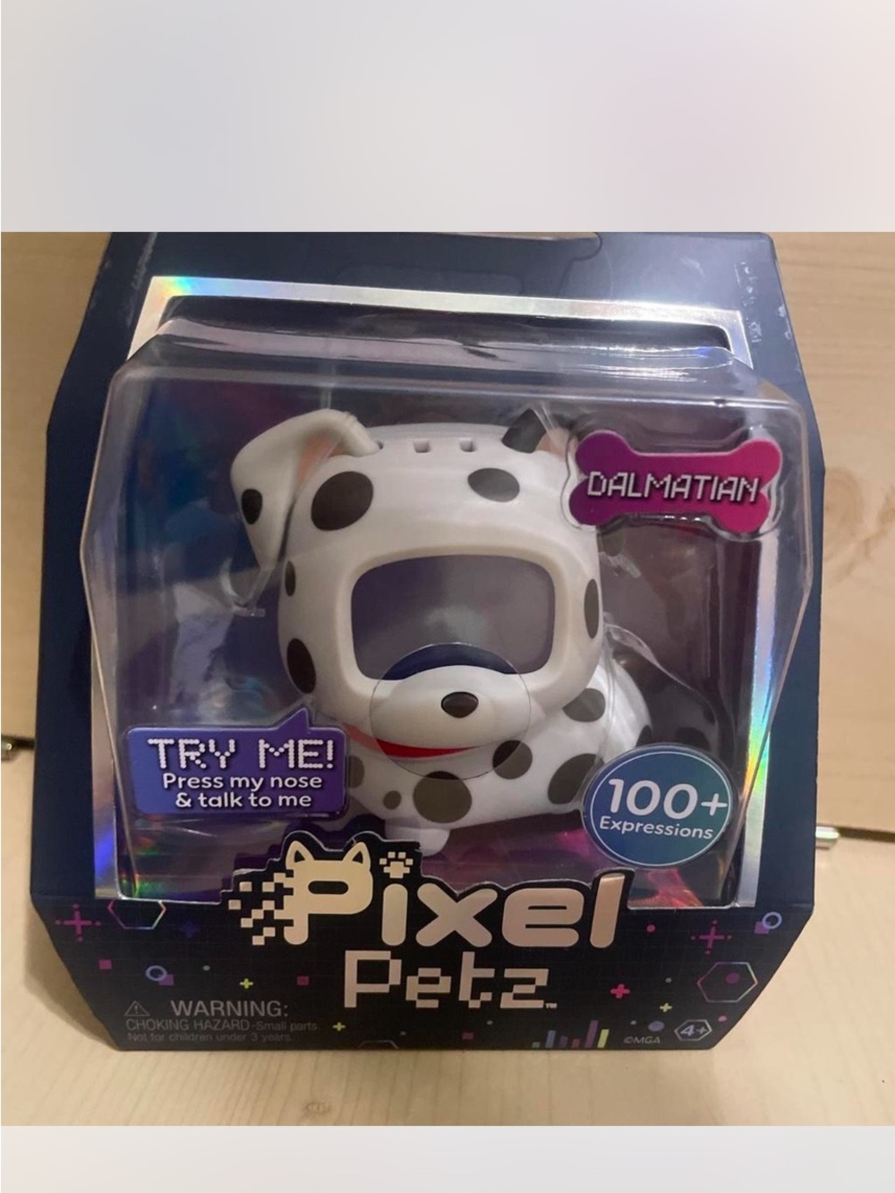 Dalmatian Interactive Toy - White with Black Spots
